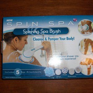 Spin Spa Spinning Spa Brush W/ 5 attachments